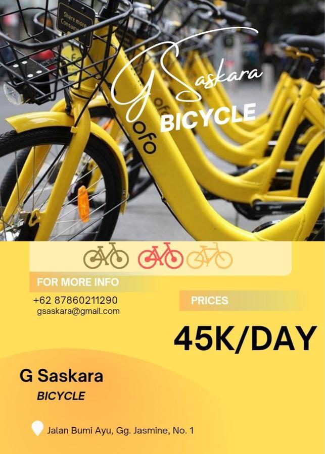 G Saskara Homestay Sanur Exteriör bild